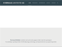 Tablet Screenshot of kvernaas.no